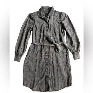 Rails Adele Dress in Black Acid shirt dress